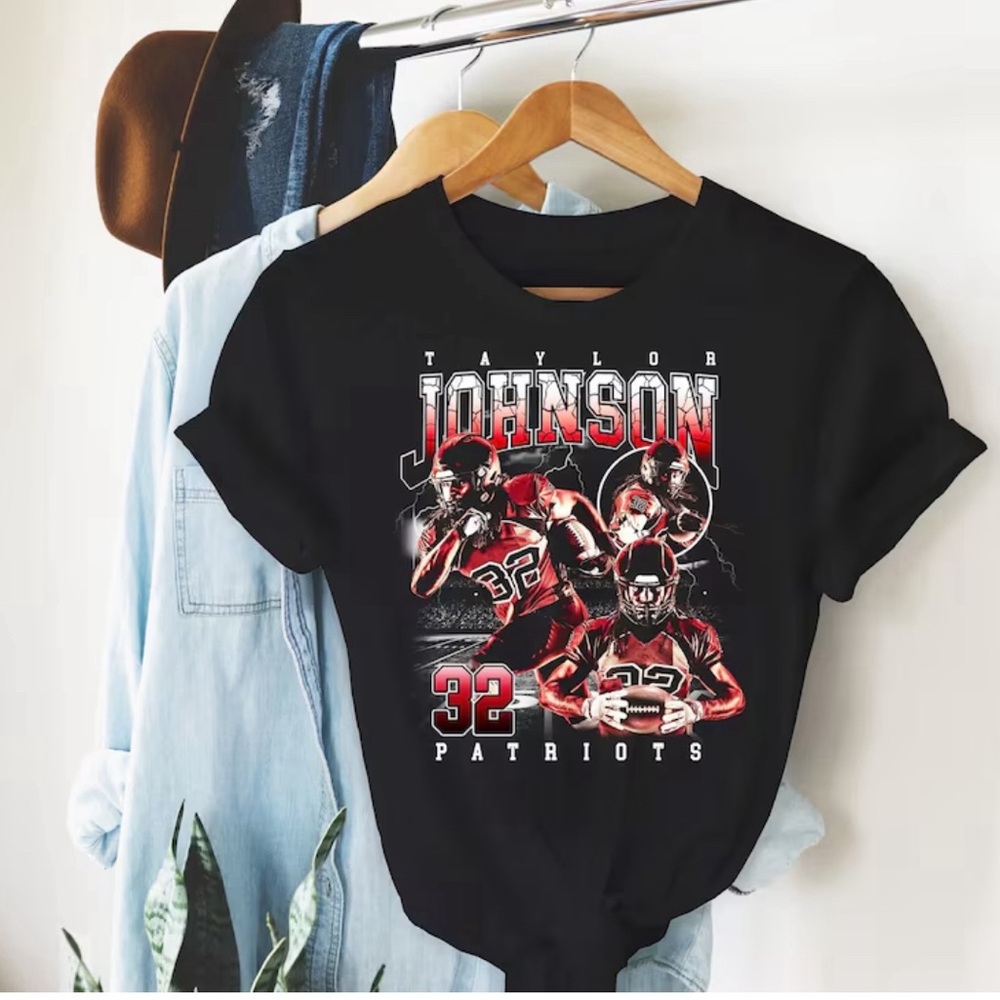 Custom Football T-shirt, Custom Player Shirt, Custom Baseball Shirt, Custom